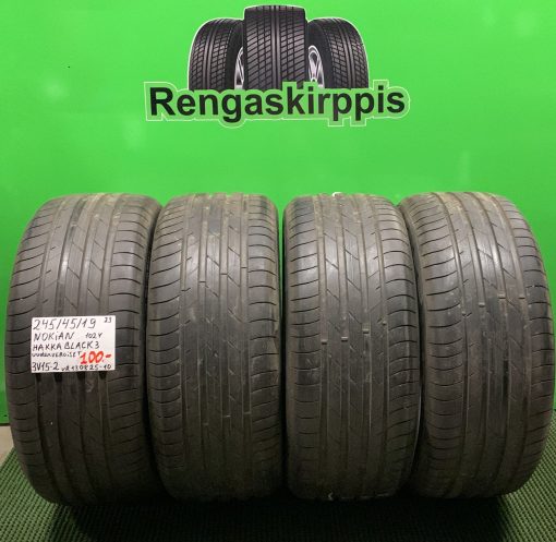245/45R19 Nokian Hakka Black 3 102Y kesä uudenveroiset / 3V15-2