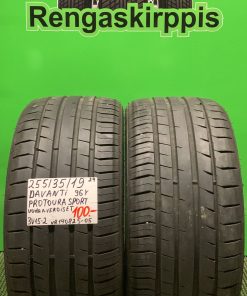 255/35R19 Davanti Protoura Sport 96Y kesä uudenveroiset / 3V15-2