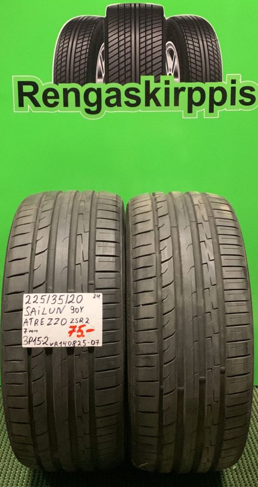 225/35R20 Sailun Atrezzo ZSR2 90Y kesä 7mm / 3P15-2