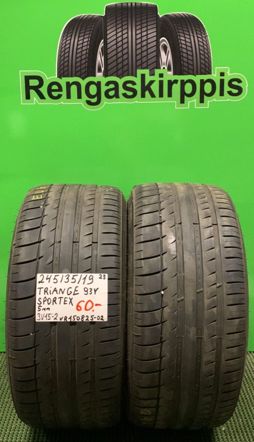 245/35R19 Triangle Sportex 93Y kesä 5mm / 3V15-2