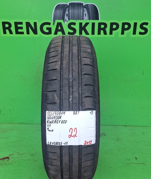 185/70R14 Hankook Kinergy Eco 88T kesä 4mm / 2P12