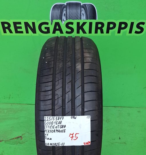 225/55R17 GoodYear EfficientGrip Performance 97W kesä 7mm / 4P21