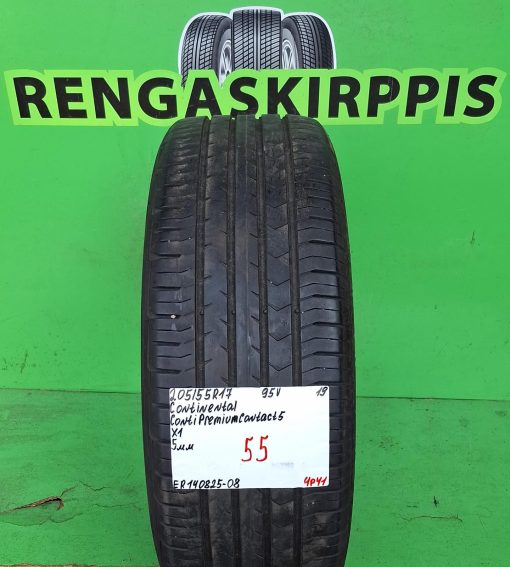 205/55R17 Continental ContiPremiumContact 5 95V kesä 5mm / 4P41