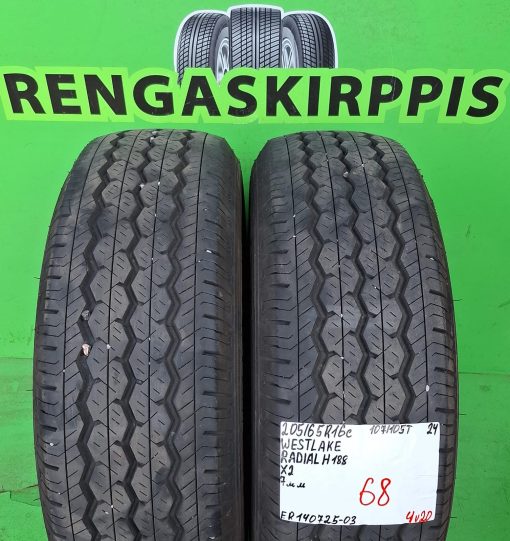 205/65R16C Westlake Radial H188 107/105T kesä 7mm / 4V20