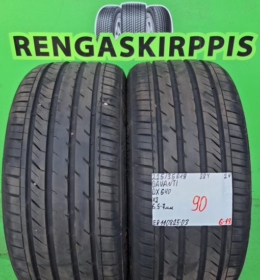 225/35R19 Davanti DX640 88Y kesä 6,5-7mm / 6-13