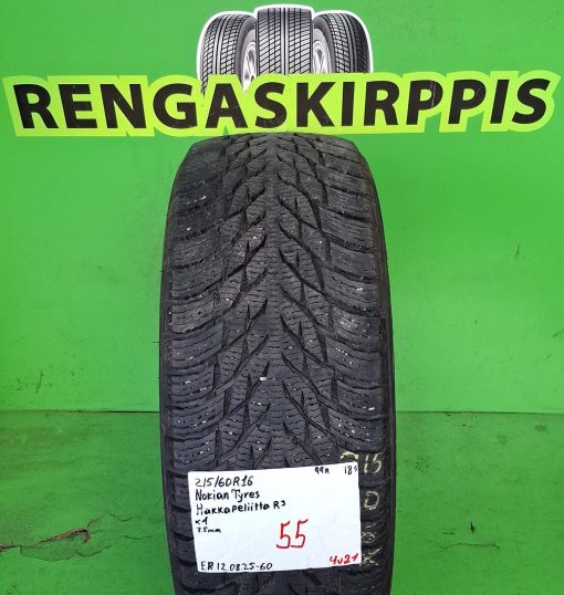 215/60R16 Nokian Tyres HKPL R3 99R kitka 7,5mm / 4V21