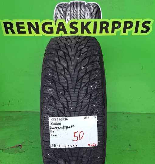 215/60R16 Nokian HKPL R2 99R kitka 6mm / 4V21