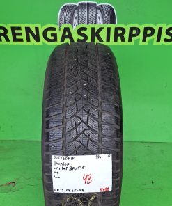 215/60R16 Dunlop Winter Sport 5 99H kitka 7mm / 4V52