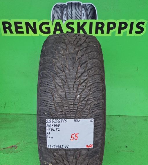 225/55R16 Nokian HKPL R2 99R kitka 7mm / 4V51
