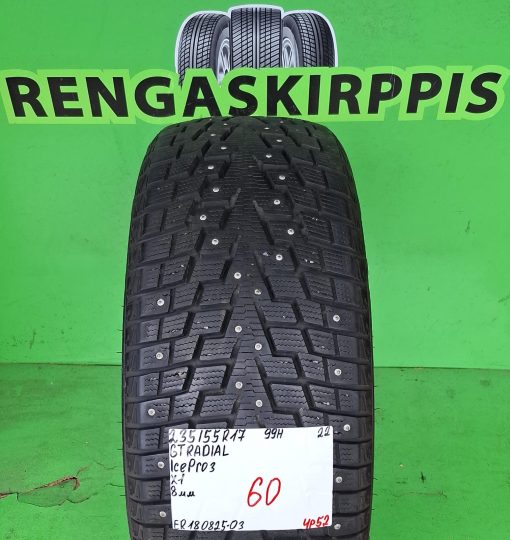 235/55R17 GT Radial Ice Pro 3 99H nasta 8mm / 4P52