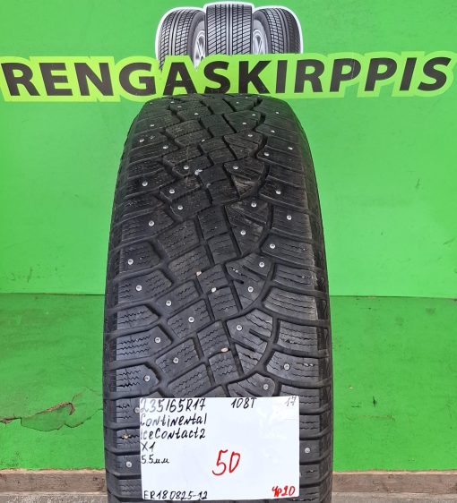 235/65R17 Continental IceContact 2 108T nasta 5,5mm / 4P20