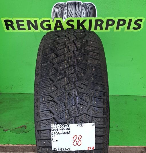 255/55R18 Continental IceContact 2 109T nasta 8mm / 5P42
