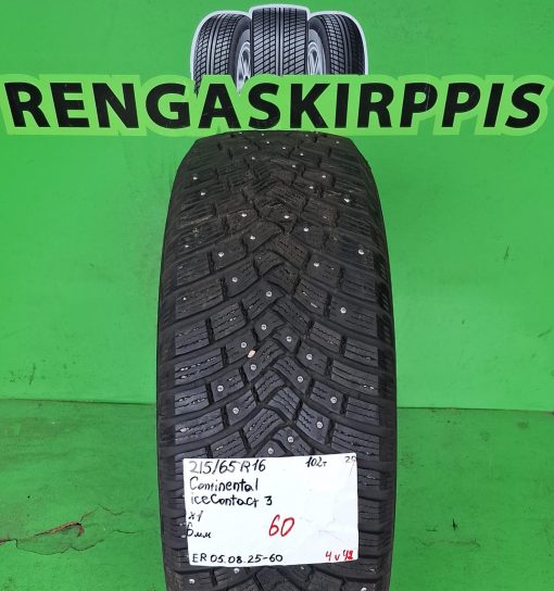 215/65R16 Continental IceContact 3 102T nasta 6mm / 4V42