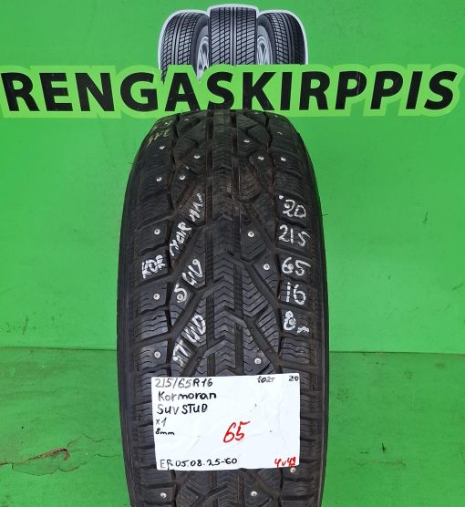 215/65R16 Kormoran Stud Suv 102T nasta 8mm / 4V42