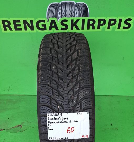 215/65R16 Nokian Tyres HKPL R3 Suv 102R kitka 7mm / 4V42