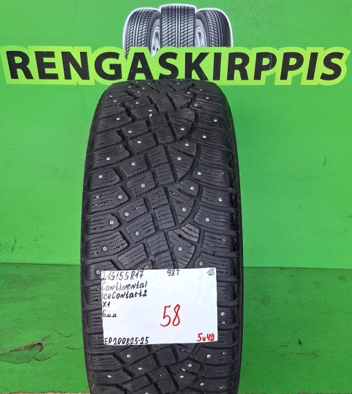 215/55R17 Continental IceContact 2 98T nasta 6mm / 5V42