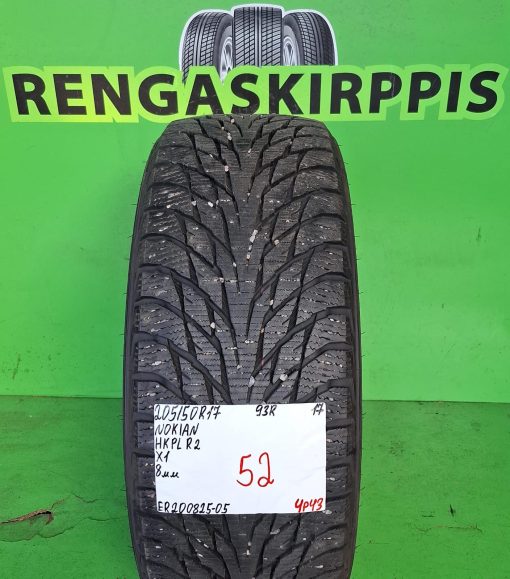 205/50R17 Nokian HKPL R2 93R kitka 8mm / 4P43