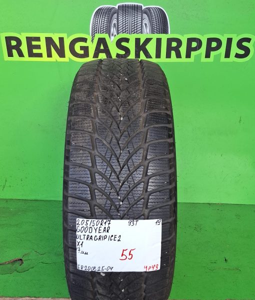 205/50R17 GoodYear UltraGrip Ice 2 93T kitka 7mm / 4P43