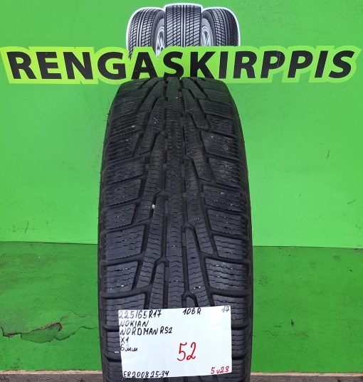225/65R17 Nokian Nordman RS2 106R kitka 6mm / 5V23
