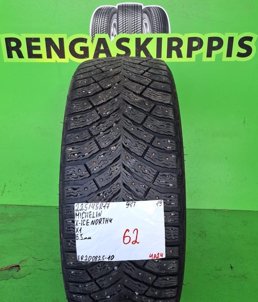 225/45R17 Michelin X-Ice North 4 94T nasta 6,5mm / 4P24