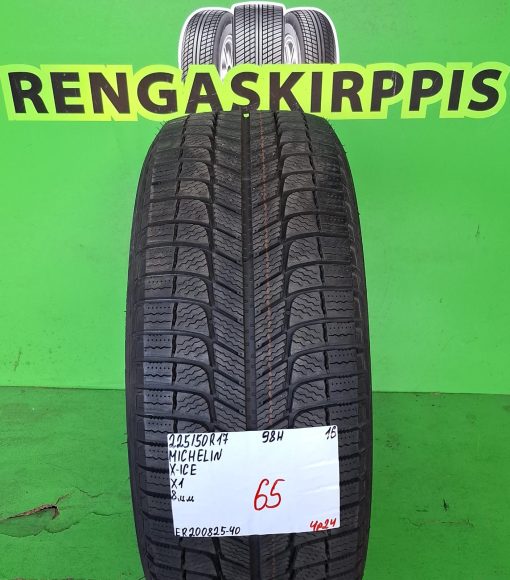 225/50R17 Michelin X-Ice 98H kitka 8mm / 4P24