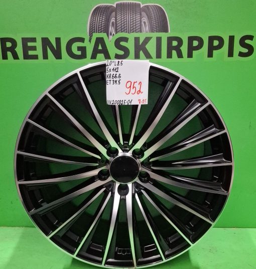 20" 5x112 ET34,5 K66,6 20"x8,5 Black Polished / 7-25