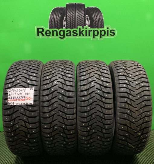 215/55R18 Sailun Ice Blazer 95T nasta ajamattomat / 3P6-3