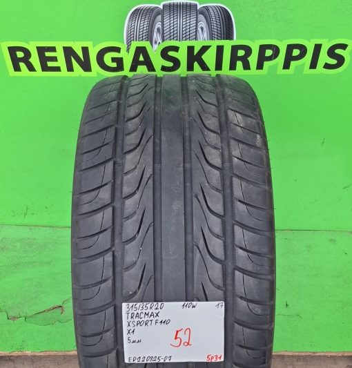 315/35R20 Tracmax XSport F110 110W kesä 5mm / 5P31