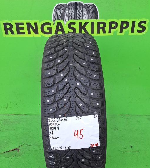 205/60R16 Nokian HKPL 9 96T nasta 6,5mm / 3P12