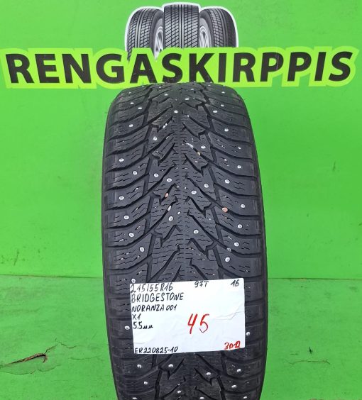 215/55R16 Bridgestone Noranza 001 97T nasta 5,5mm / 3P12