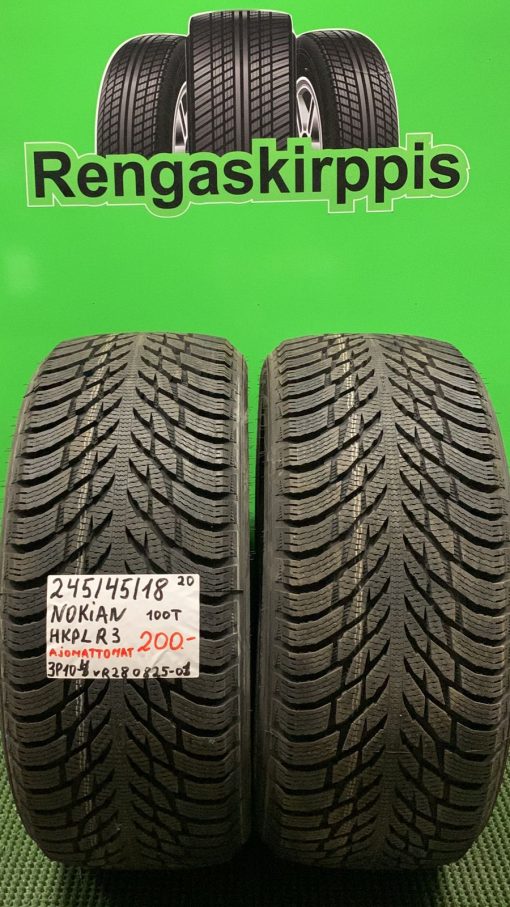 245/45R18 Nokian HKPL R3 100T kitka ajamattomat / 3P10-4