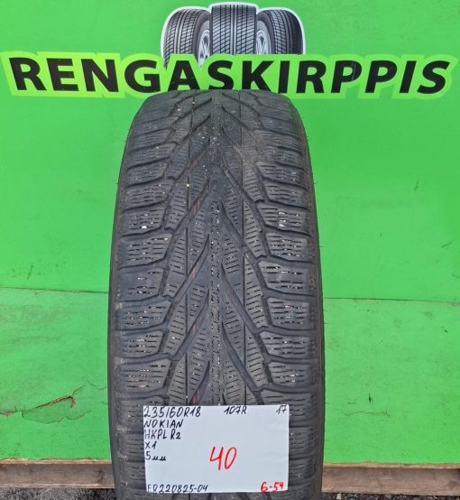 235/60R18 Nokian HKPL R2 107R kitka 5mm / 6-54