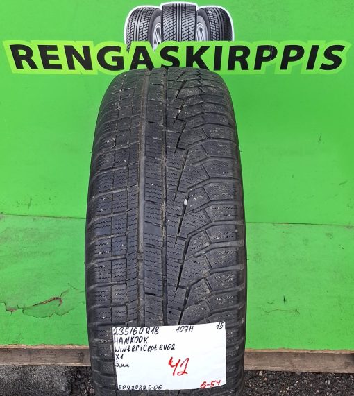 235/60R18 Hankook Winter ICept Evo 2 107H kitka 5mm / 6-54