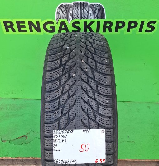 235/60R18 Nokian HKPL R3 107R kitka 6mm / 6-54