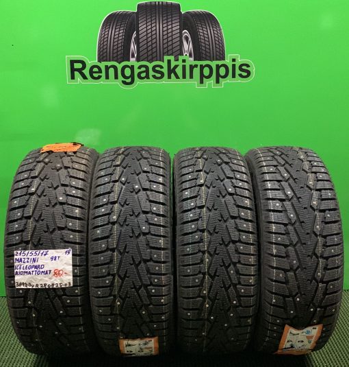 215/55R17 Mazzini Ice Leopard 98T nasta ajamattomat / 3P12-3