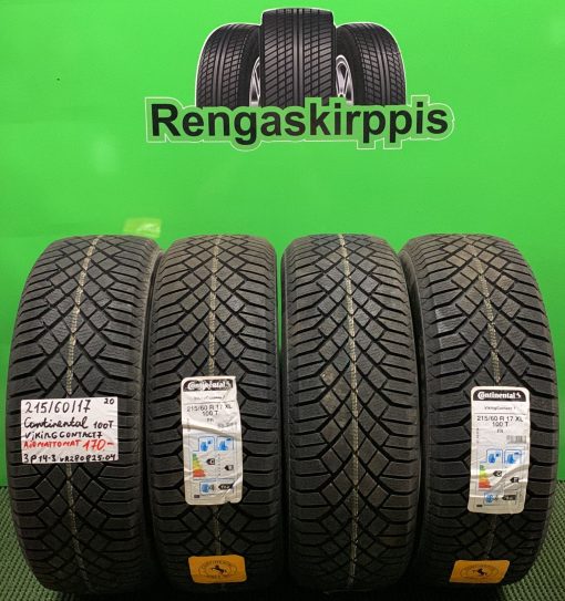 215/60R17 Continental VikingContact 7 100T kitka ajamattomat / 3P14-3