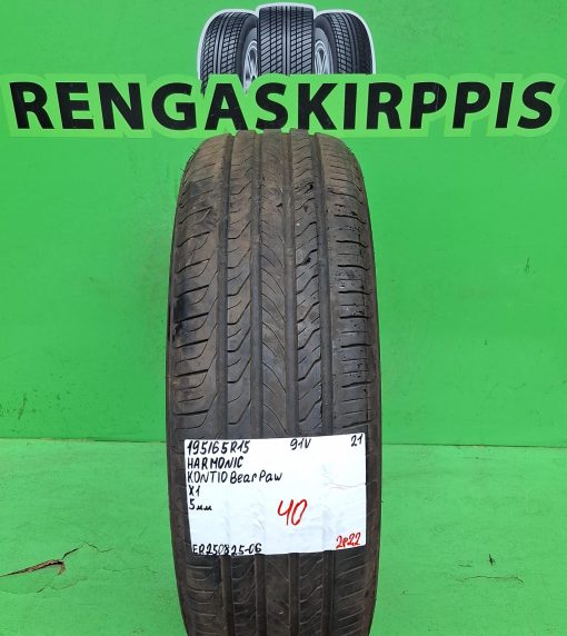195/65R15 Kontio Harmonic Bear Paw 91V kesä 5mm / 2P22