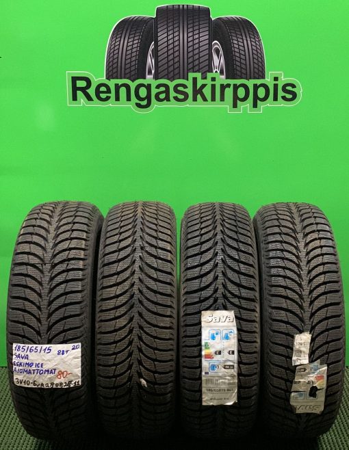 185/65R15 Sava Eskimo Ice 88T kitka ajamattomat  / 3V10-6