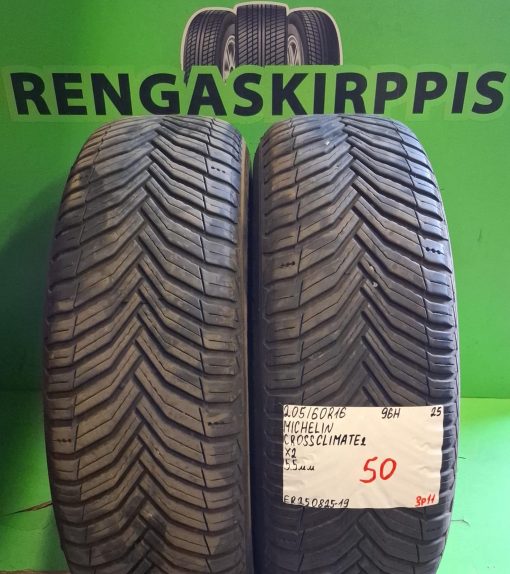 205/60R16 Michelin Cross Climate 2 96H kesä 5,5mm / 3P11