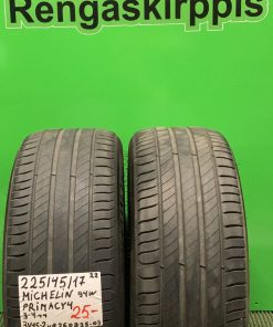 225/45R17 Michelin Primacy 4 94W kesä 3-4mm / 3V15-2