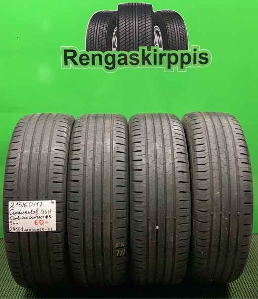 215/60R17 Continental ContiEcoContact 5 96H kesä 5mm / 2V11-1