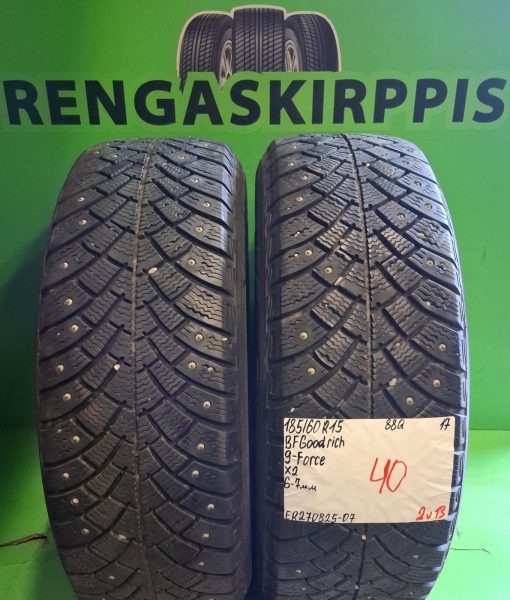 185/60R15 BFGoodrich G-Force 88Q nasta 6-7mm / 2V13