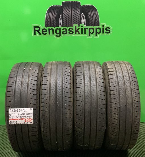 215/65R16C GoodYear EfficientGrip Cargo 106/104H kesä uudenveroiset / 1P10-1