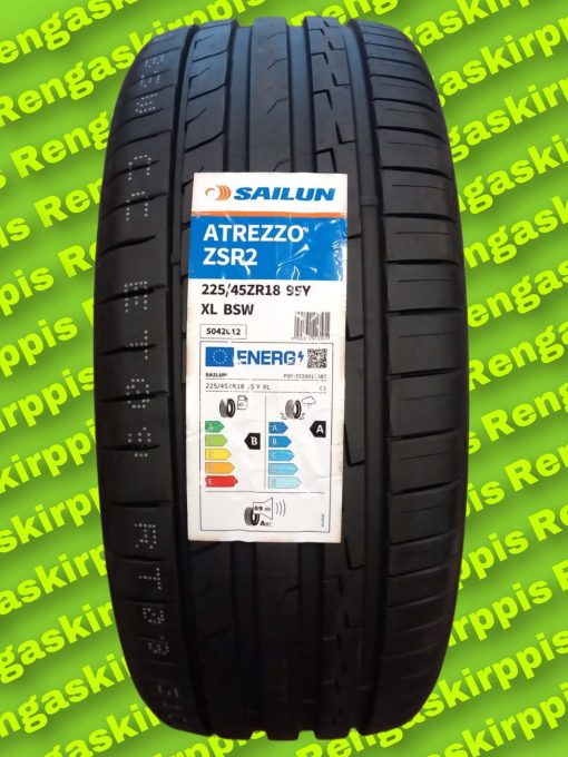 225/45R18 Sailun Atrezzo ZSR 2 95Y XL B,A 69dB/kesä