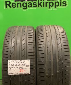 245/40R20 Bridgestone Potenza S001 99Y Runflat kesä 5,5mm / 4P15-2