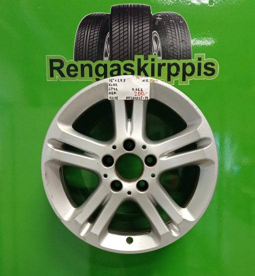 16" 5x112 ET42 K66,6 16"x7,5 Oem / H215