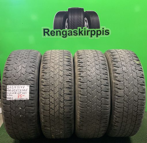 265/65R17 Bridgestone Dueler A/T 112S kesä 4-5mm / 4P15-2