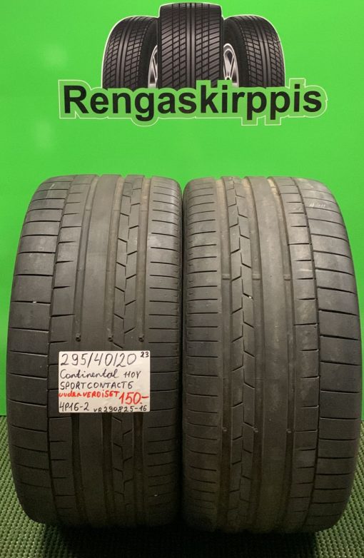 295/40R20 Continental SportContact 6 110Y Uudenveroiset / 4P16-2