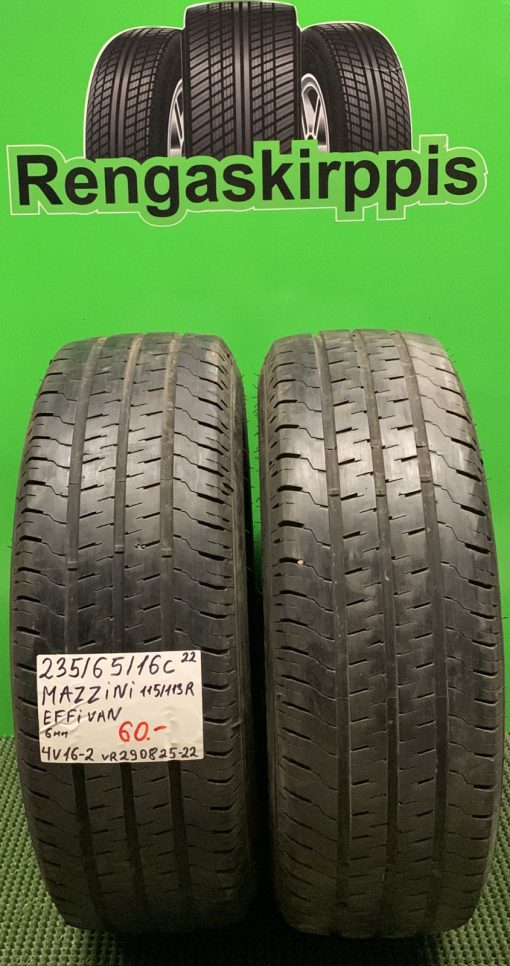 235/65R16C Mazzini Effivan 115/113R kesä 6mm / 4V16-2
