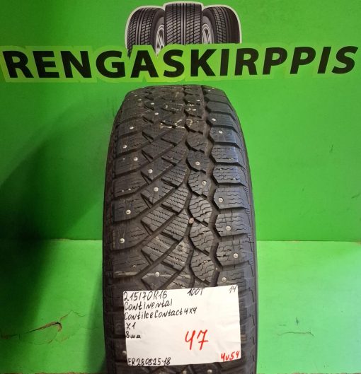 215/70R16 Continental ContiIceContact 4x4 100T nasta 8mm / 4V54